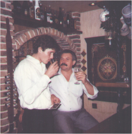 BK-Mediendesign & Konzeption - Bernd Kornek - letztes Gesprch mit dem Vater 1987 in seiner Landhaus-Villa in Belgien kurz vor seinem Tod