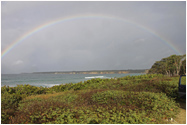 Innenansichten Kuba`s: Regenbogen, Cayo Saetia - Foto-Ausstellung von Peter Wiedenmann