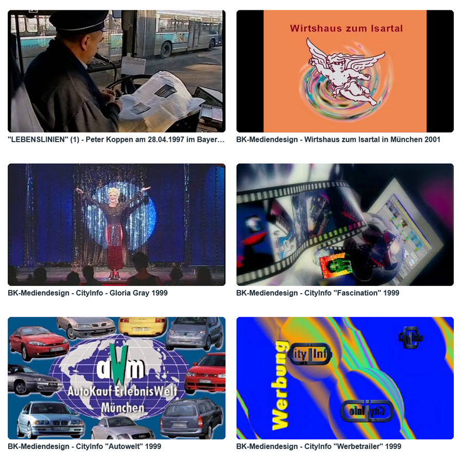 BK - Video-Produktionen fr "CityInfo Mnchen"